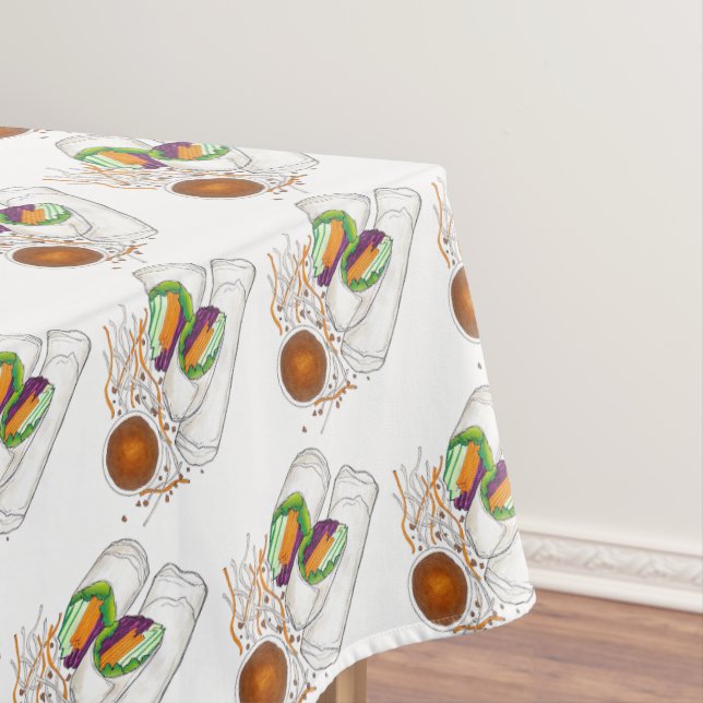 Mantel Restaurante Pad Thai Summmer Roll Food Festival (In Situ)