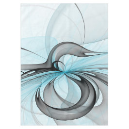 Mantel Resumen Antracita Gris Azul azul arte fractal mode