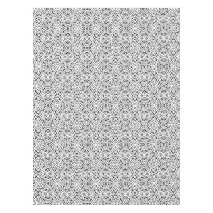 Mantel Resumen arte negro blanco ornamental moderno sin c