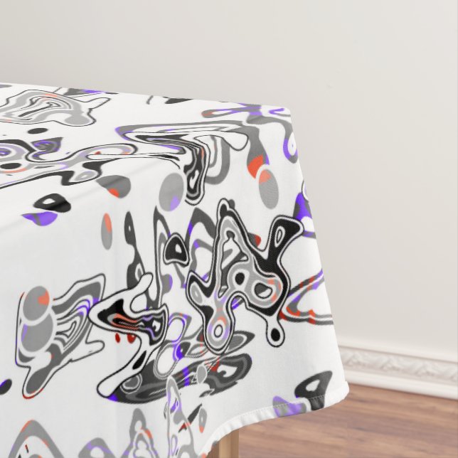 Mantel Resumen de brocha de salpicadura moderna de moda (In Situ)