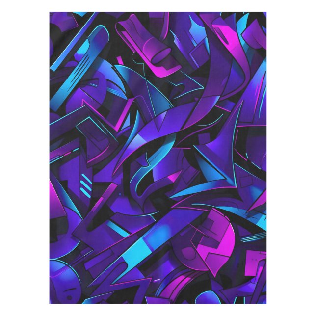 Mantel Resumen de Graffiti Street Swirl (Anverso)