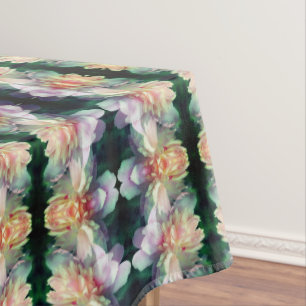 Mantel Resumen de la flor rosada peony