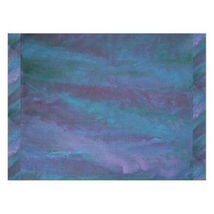 Mantel Resumen de Ombre Azul   Púrpura violeta Verde azu