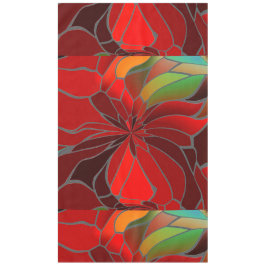 Mantel Resumen de Poinsettia Tablecloth