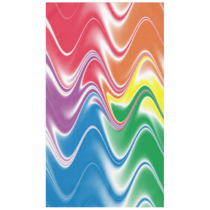 Mantel Resumen de Wavy Multicolor
