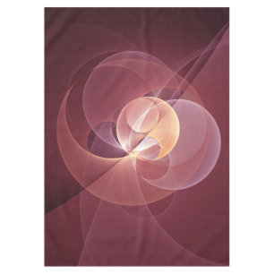 Mantel Resumen Elegante Vino Moderno Arte Fractal Rojo