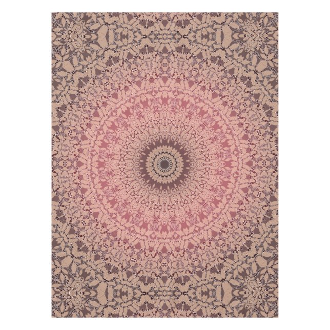 Mantel Resumen manala redondo patrón sin fisuras kaleidos (Anverso)