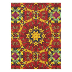 Mantel Resumen mosaico moderno patrón de mosaico caleidos