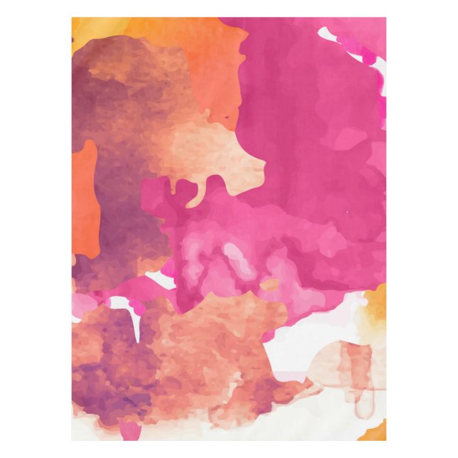 Mantel Resumen rosa de camuflaje (Anverso)