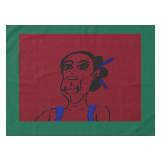 Mantel Retrato africano (Frente (Horizontal))