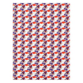 Mantel Retrato de gato - Naranja de arte gráfico audaz y 