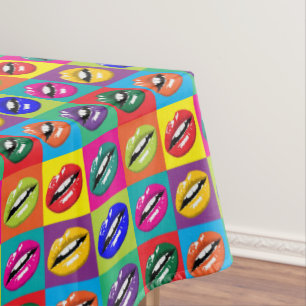 Mantel Retro 60 Lips Pop Culture Art Deco