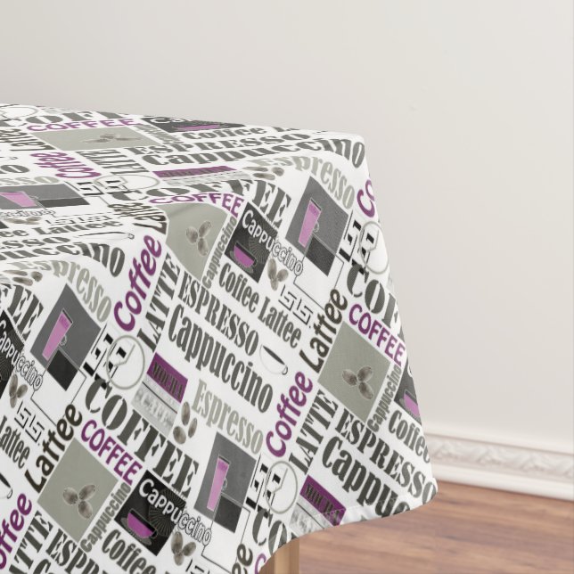 Mantel retro coffee kitchen pattern for espresso latte  (In Situ)