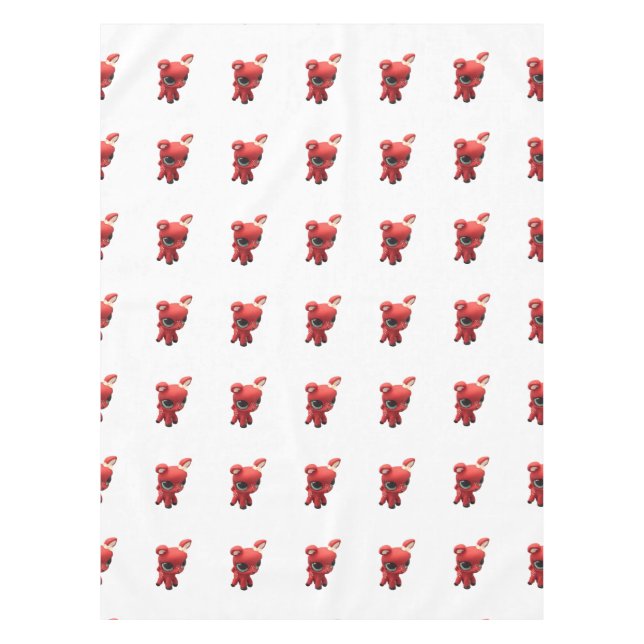 Mantel Retro Deer Tablecloth (Anverso)