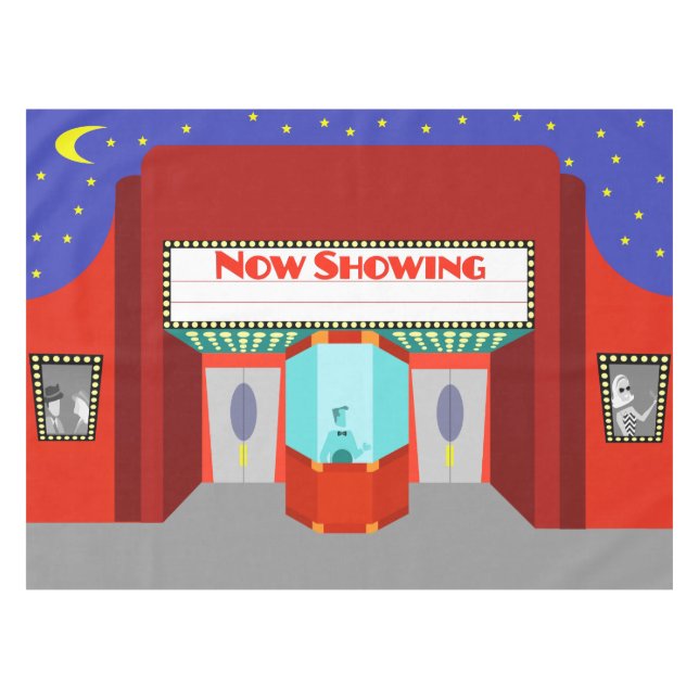 Mantel retro del cine (Frente (Horizontal))