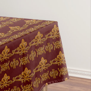 Mantel Retro floral del estilo barroco