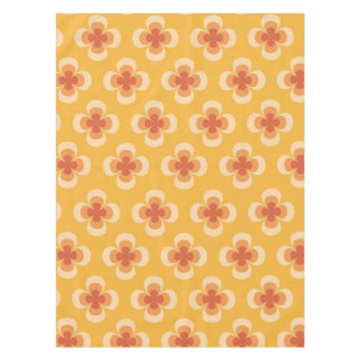 Mantel Retro Geo 70s Groovy Flores en Ámbar