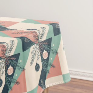 Mantel Retro Geometric Mid Century Christmas