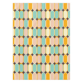 Mantel Retro geometric pattern with vertical ovals