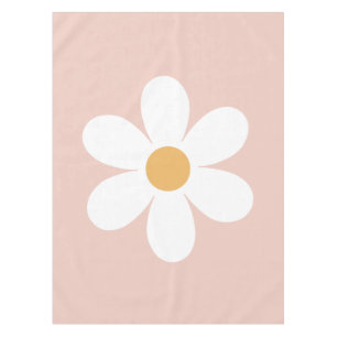 Mantel Retro margarita rosa boho