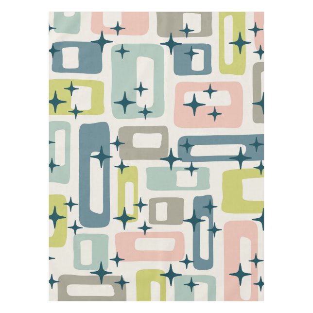 Mantel Retro Mid Century Moderno (Anverso)