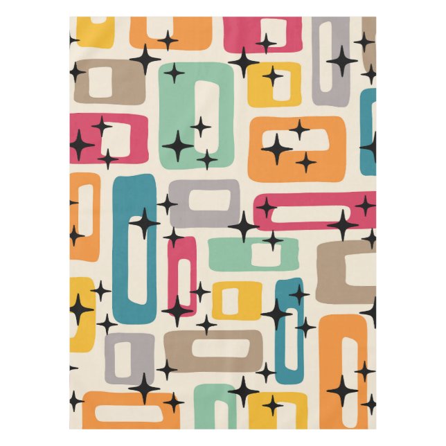 Mantel Retro Mid Century Moderno (Anverso)