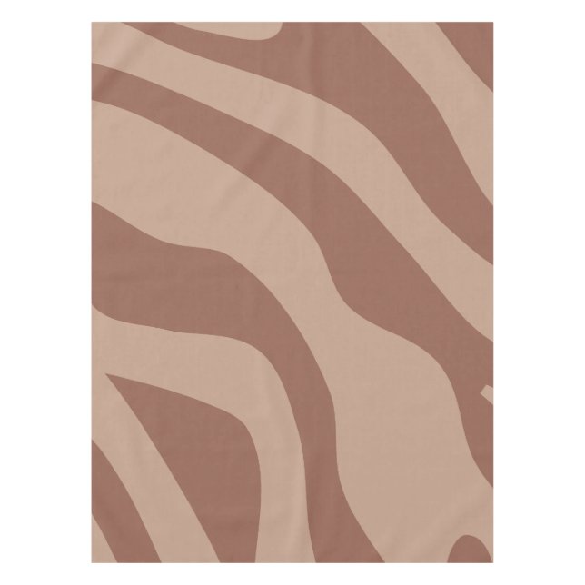 Mantel Retro Resumen Mocha Mousse 02 (Anverso)