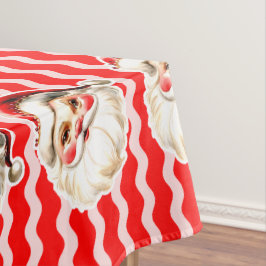 Mantel Retro Rojo Santa Claus Navidades de Ric Rac Rojo