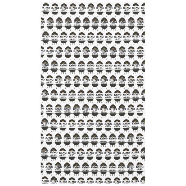 Mantel Rey Del Grill, Corona De Oro Negra (Anverso)