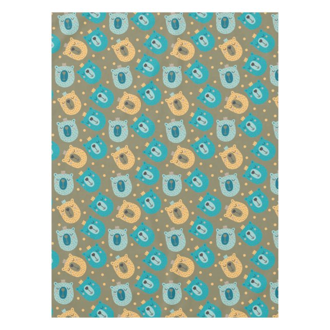 Mantel Reyes del oso feliz (Anverso)