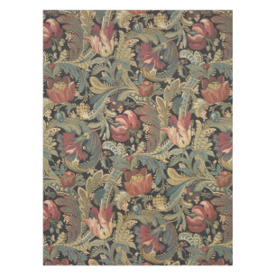 Mantel Rich Floral Tapestry Brocade Antiguo Clásico