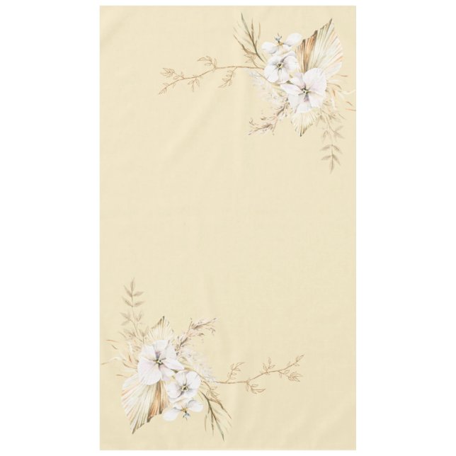 Mantel Rincones florales Pale Moon y Boho (Anverso)