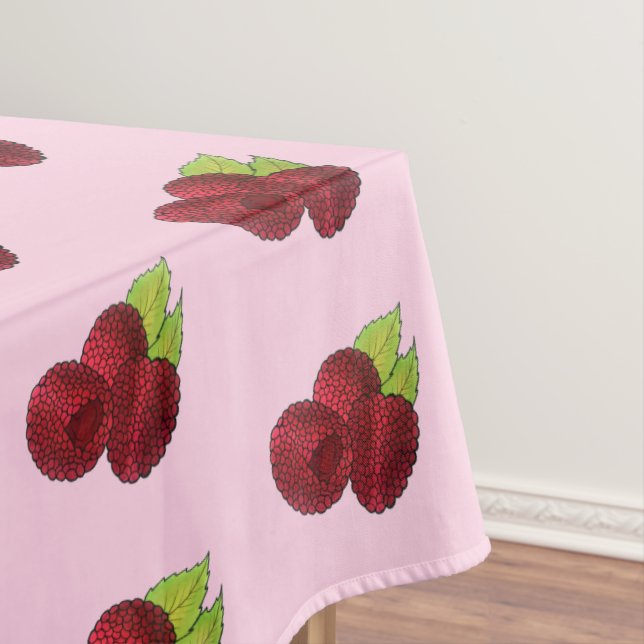Mantel Ripe Raspberry Rojo Raspberries Berry Fruth Print (In Situ)