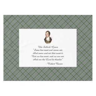 Mantel Robert Burns Selkirk Grace Tablecloth