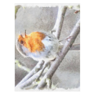 Mantel Robin Watercolor Angelic