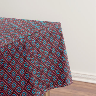 Mantel Rojo Con Diamante Azul