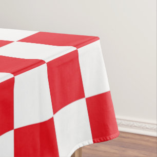 Mantel Rojo y blanco a cuadros