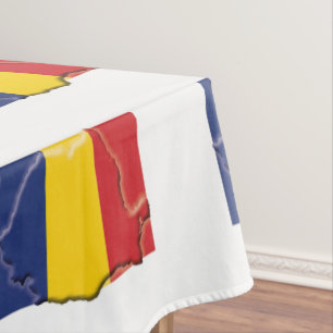Mantel ROMANIA FLAG Elegante Patriótico Rumano