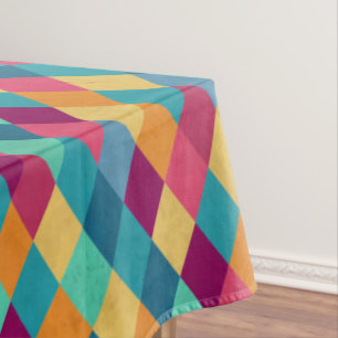 Mantel Rombos de circo multicolor