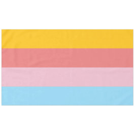 Mantel Ropa de colores pastel de verano