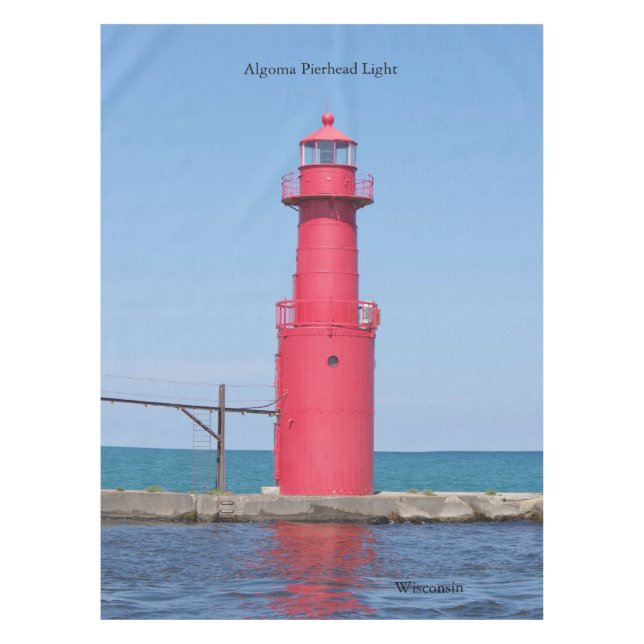 Mantel Ropa de mesa de Algoma Pierhead Light (Anverso)