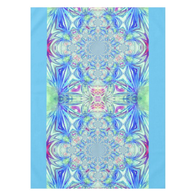 Mantel Ropa de mesa de cristal azul (Anverso)