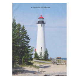 Mantel Ropa de mesa del faro de Crisp Point