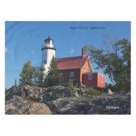 Mantel Ropa de mesa del faro de Eagle Harbour