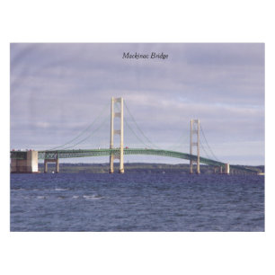 Mantel Ropa de mesa del puente Mackinac City