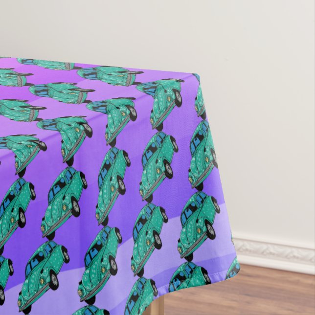 Mantel Ropa de mesa rosa morado del coche (In Situ)