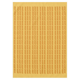 Mantel Ropa de mesa - Saltos de Holly marrón sobre Naranj