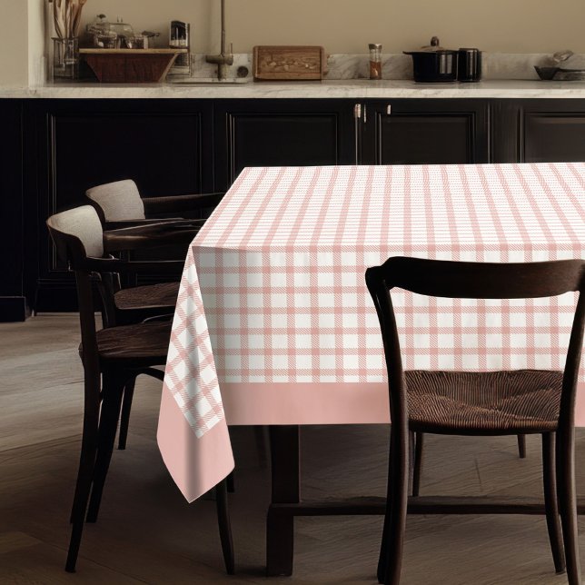 Mantel Ropa de oro Rosa de moda para interiores (Trendy Rose Gold Check Cloth for Interiors)