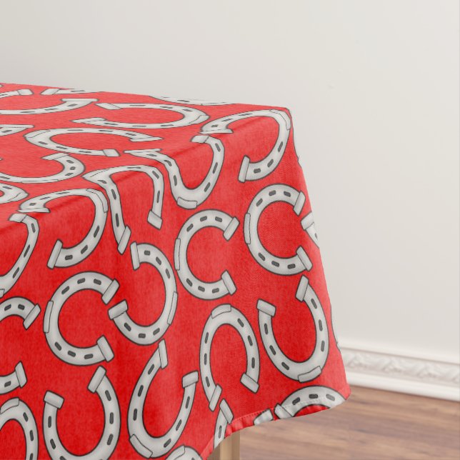 Mantel Ropa de tabla de patrones de zapatos de caballo (In Situ)