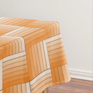 Mantel Ropa de tabla - Tejido de cinta sombreada Naranja